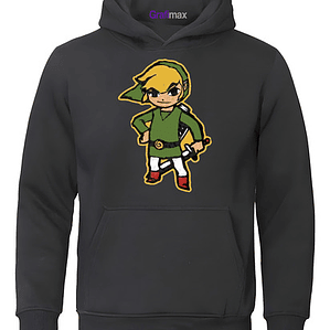 Polerón Legend Of Zelda Link'S Draw Videojuegos Grafimax