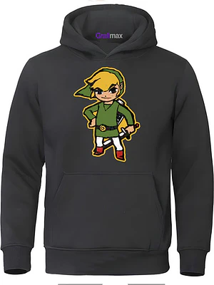 Polerón Legend Of Zelda Link'S Draw Videojuegos Grafimax