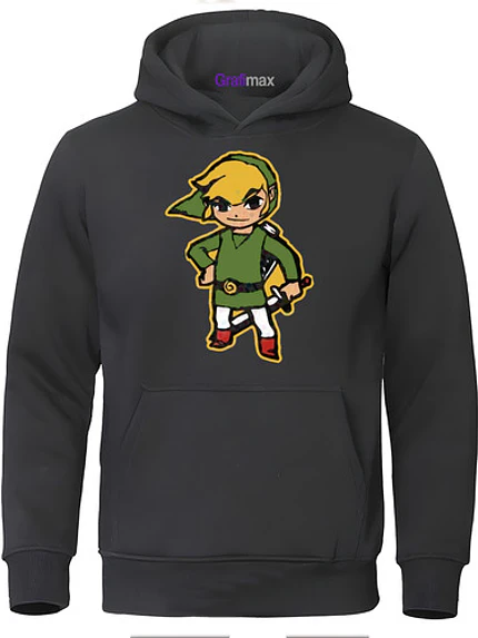 Polerón Legend Of Zelda Link'S Draw Videojuegos Grafimax 1