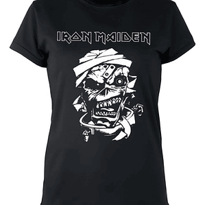 Polera Mujer Iron Maiden Eddie Heavy Metal Rock Grafimax