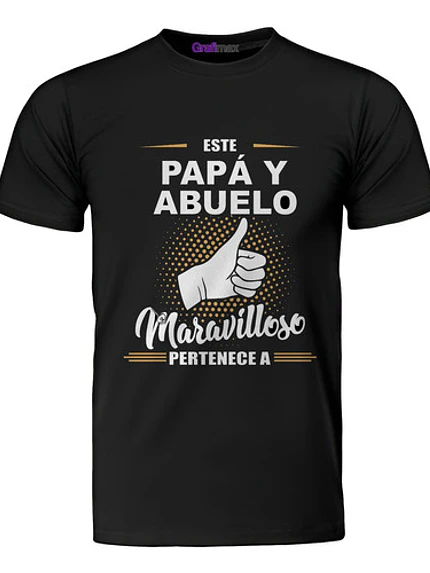 Polera Abuelo Y Padre Maravilloso Regalo Papá -Grafimax 1