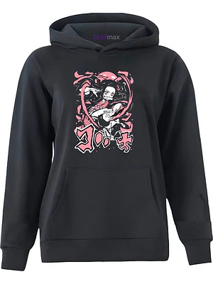 Poleron Mujer Nezuko Demon Slayer Kimetsu No Yaiba Anime Grafimax