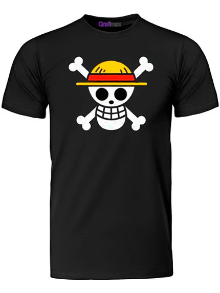 Polera Luffy One Piece Calavera Anime Grafimax 1