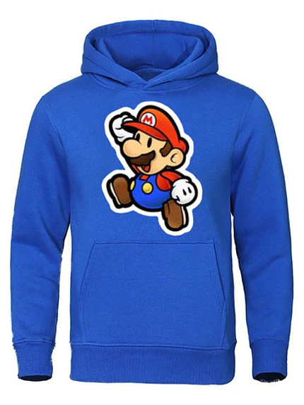 Polerón Niño Mario Bros Retro Videojuegos Grafimax 2