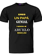 Polera Papá Genial Abuelo Maravillosos Padre Regalo Grafimax - Miniatura 1