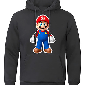 Polerón Niño Super Mario Bros Videojuegos Grafimax