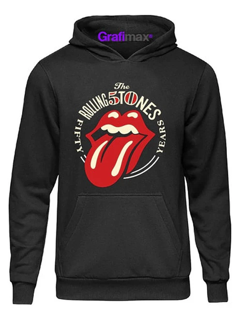 Polerón The Rolling Stones 50 Years Oversize Rock Grafimax 1
