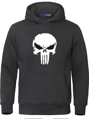 Polerón The Punisher Capucha Superheroes Grafimax