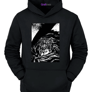Polerón Berserk Guts Manga Anime Negro Grafimax
