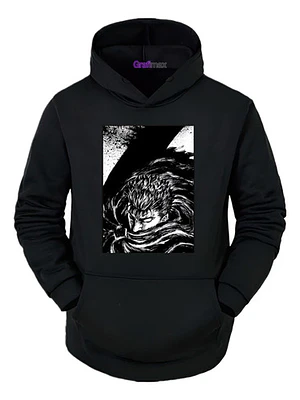 Polerón Berserk Guts Manga Anime Negro Grafimax