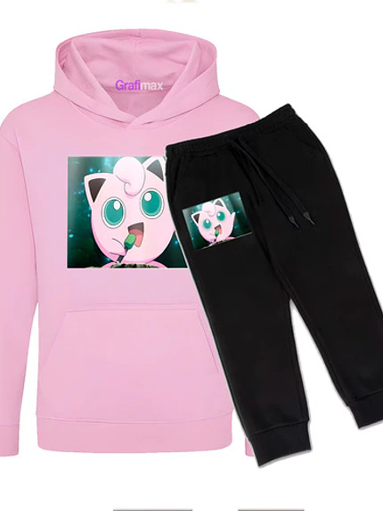 Conjunto Polerón Y Buzo Jigglypuff Poke Mon Anime Grafimax 1