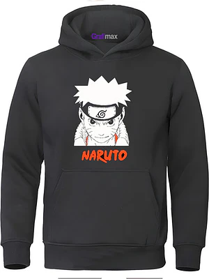 Polerón Naruto Usumaki Angry Anime Unisex Grafimax