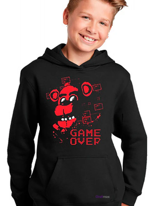 Polerón Five Nights At Freddy´S Diseños Personajes Grafimax 1