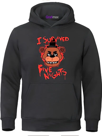 Polerón Five Nights At Freddy´S Diseños Personajes Grafimax 10