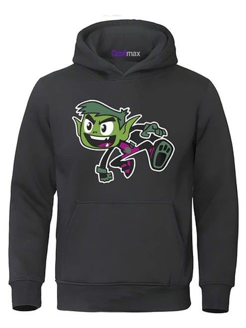 Polerón Chico Bestia J Titanes Teen Titans Go Grafimax 1