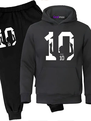 Conjunto Polerón Y Buzo Messi 10 Grafimax