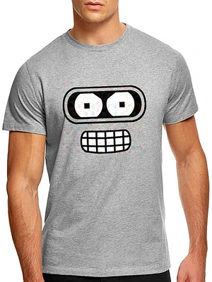 Polera Bender Face Futurama Grafimax