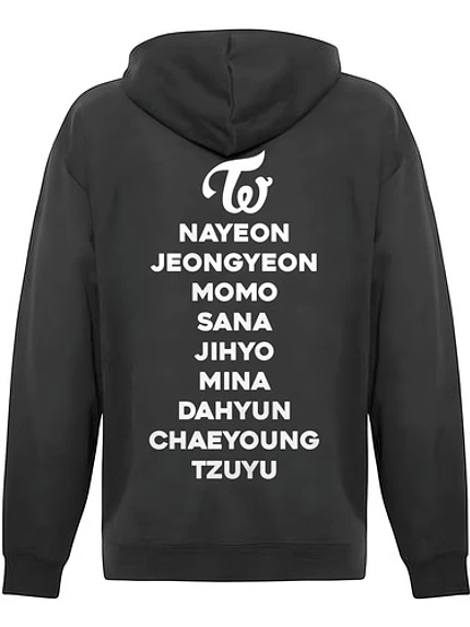 Poleron Twice Nombres K - Pop Oversize Música Grafimax 2