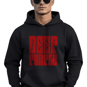 Polerón Deep Purple Logo Rock Bandas Grafimax