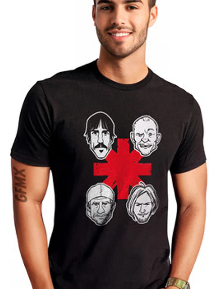 Polera Red Hot Chilli Peppers Grafimax 1