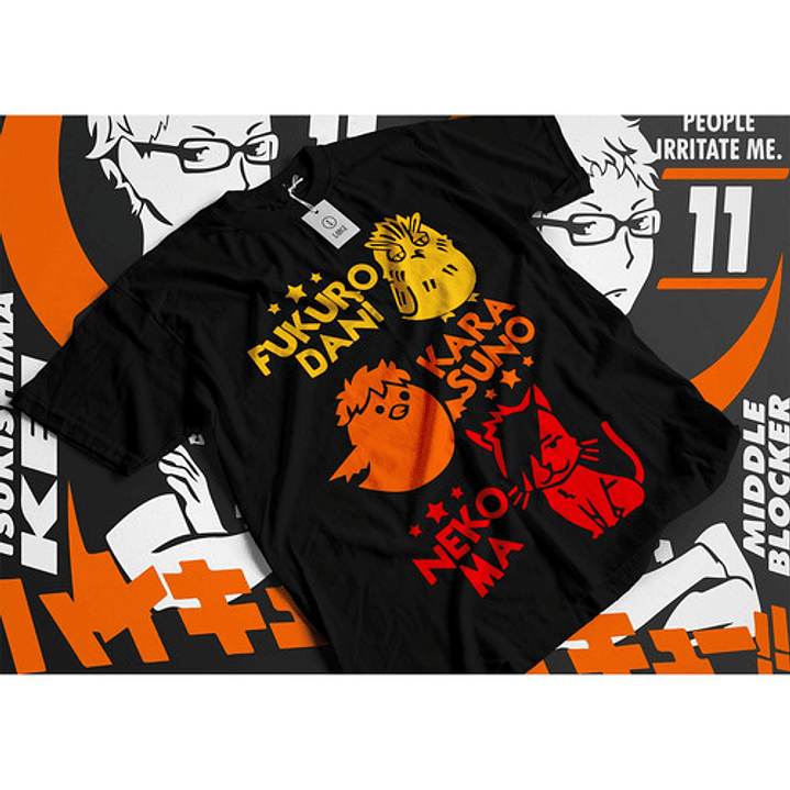 Polera Haikyuu Manga Anime Oversize Diseños Grafimax 2