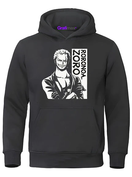 Polerón Roronoa Zoro Sonrisa One Piece Anime Grafimax 1