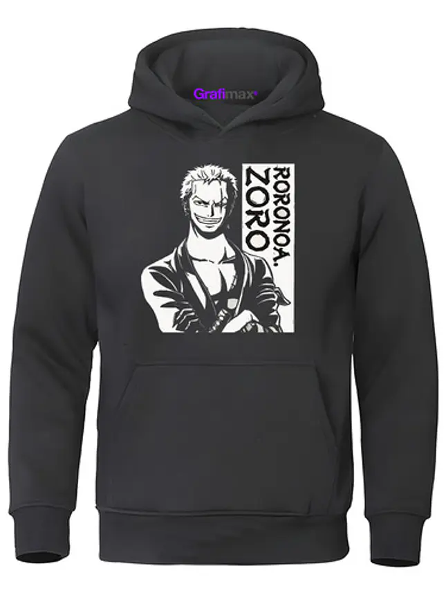 Polerón Roronoa Zoro Sonrisa One Piece Anime Grafimax 1