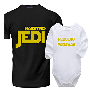 Pack Maestro Jedi Y Pequeño Padawan Starwars Grafimax