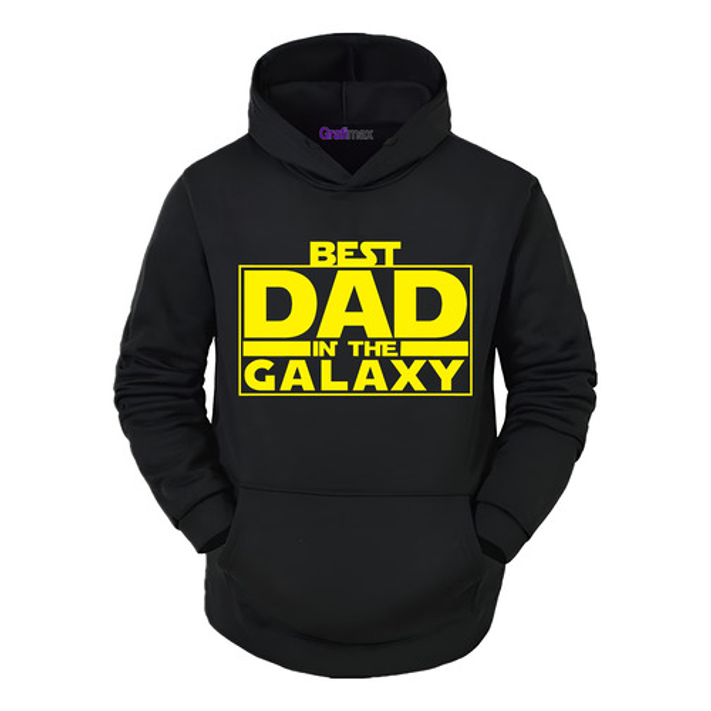 Poleron Best Dad Galaxy Starwars  Dia Del Padre Papá Grafimax 1