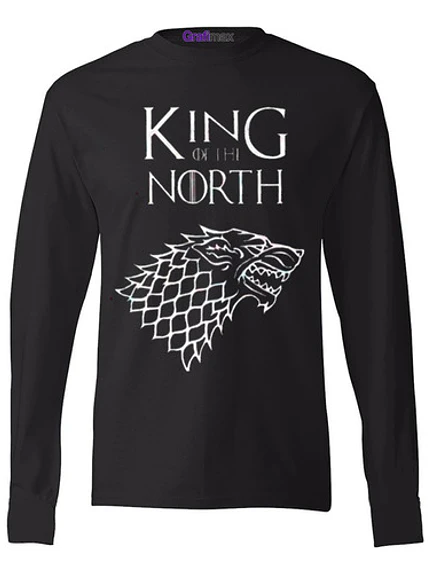 Polera Ml King Of The North Game Of Trones Padre Regalo 1