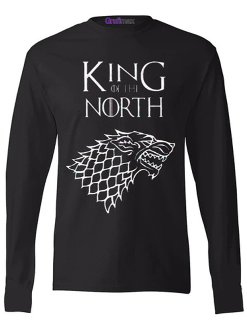 Polera Ml King Of The North Game Of Trones Padre Regalo 1