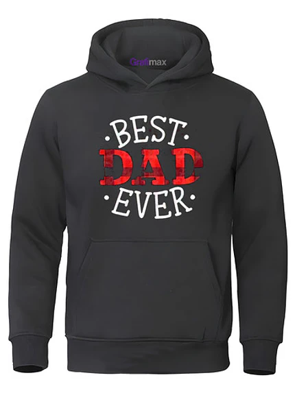 Polerón Best Dad Ever Día Padre Papá Hombre - Grafimax 1