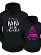 Pack Polerón Padre E Hija Soy La Princesa De Papá - Grafimax - Miniatura 1