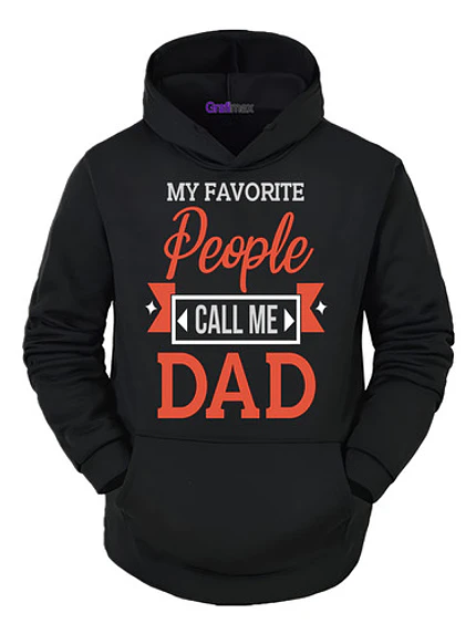 Polerón The People Call Me Dad Día Del Padre Papá Hombre - Grafimax 1