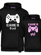 Pack Polerón Gamer Dad Gamer Hija Papá E Hija - Grafimax - Miniatura 1