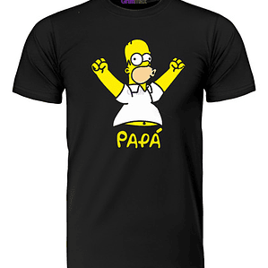 Polera Papá Los Simpsons Homero Grafimax