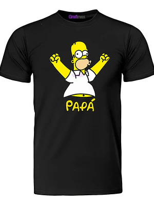 Polera Papá Los Simpsons Homero Grafimax