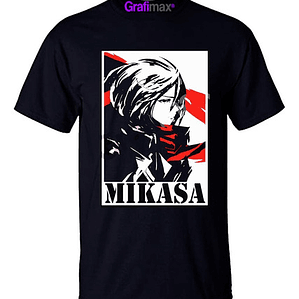 Polera Mikasa Attack Titan Shingeki No Kyojin Anime Grafimax