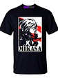 Polera Mikasa Attack Titan Shingeki No Kyojin Anime Grafimax - Miniatura 1