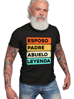 Polera Esposo Padre Abuelo Leyenda Familia Grafimax
