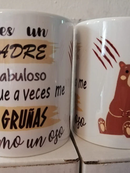 Tazón Día Del Padre Papá Hermoso Regalo Hombre Grafimax 2