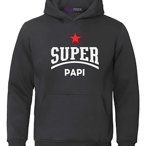 Polerón Super Papi Regalo Dia Del Padre Papá Grafimax