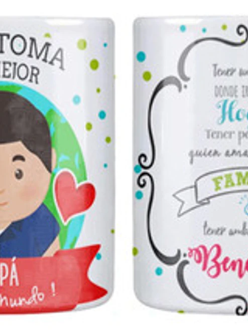 Tazón Día Del Padre El Mejor Papá Del Mundo Grafimax 1