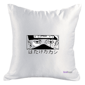 Cojí­N Blanco Felpa Naruto Kakashi 40X40 Grafimax