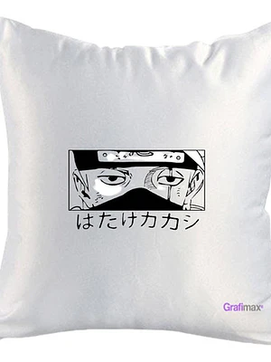 Cojí­N Blanco Felpa Naruto Kakashi 40X40 Grafimax
