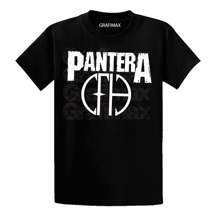 Polera Pantera Logo Metal Rock Bandas Grafimax 1