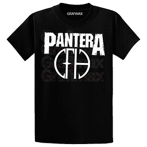 Polera Pantera Logo Metal Rock Bandas Grafimax