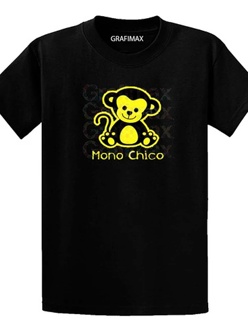 Polera Mono Mona Chico Hijo Niños Familia Grafimax 1