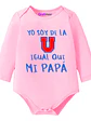Body Bebe Pilucho Soy De La U Igual Que Mi Papá Grafimax - Miniatura 5