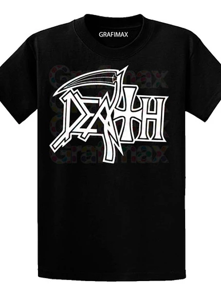 Polera Death Logo Metal Rock Bandas Grafimax 1